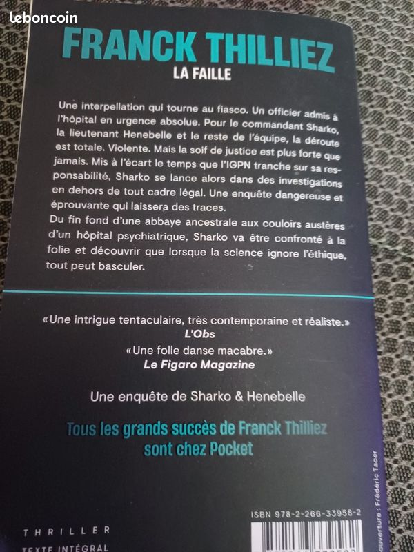 Livre F Thilliez (image 2)