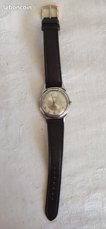 Montre Vintage Pirofa Plaqué Or Mécanique - Femme/unisexe - Années 1940-1970