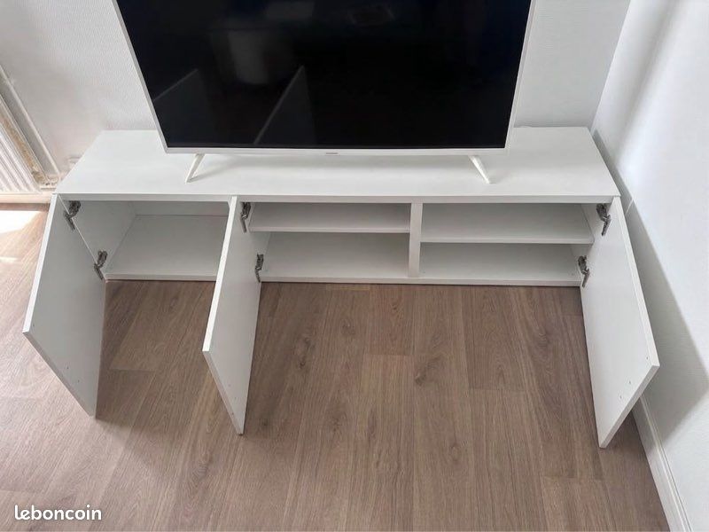 Meuble TV blanc IKEA BESTA (image 2)
