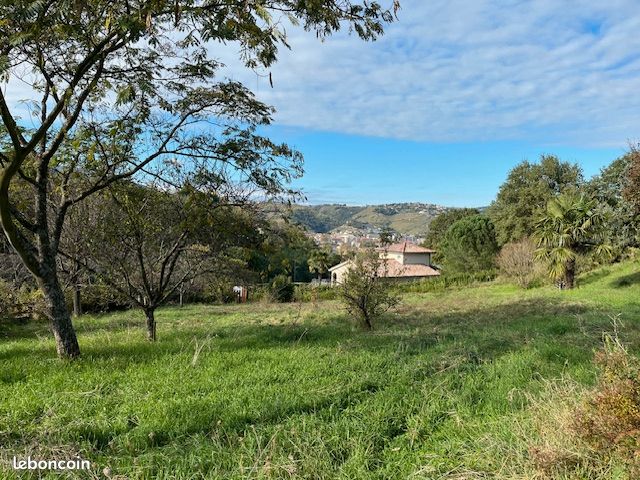 Beau terrain viabilisé Sud Lyon vue partielle Rhône · à Saint-Clair-du-Rhône · 185 000 €