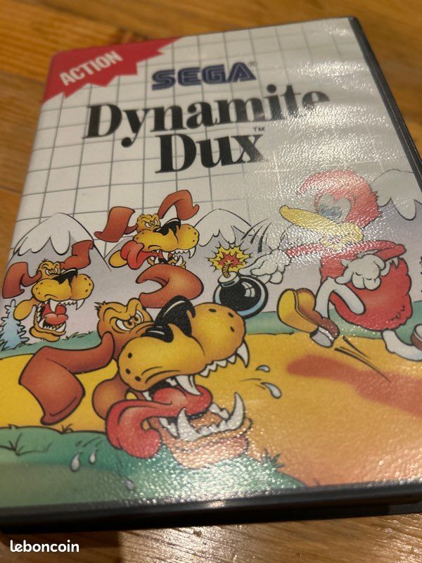 Jeu Sega Master System : Dynamite Dux - Complet, Très Bon état - Cartouche PAL
