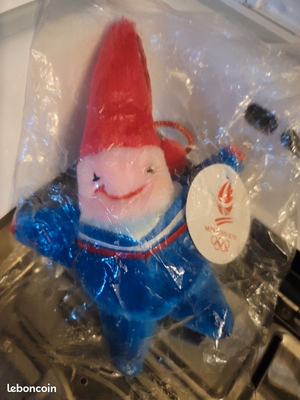 Peluche Mascotte Jo Albertville 1992 – Jeux Olympiques, Neuve