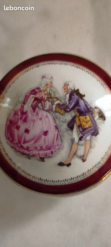 Bonbonnière ancienne porcelaine Limoges (image 2)