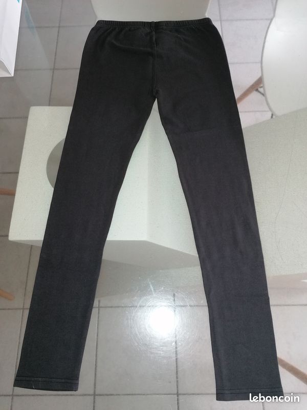 Legging gris anthracite - 12 ans (image 3)