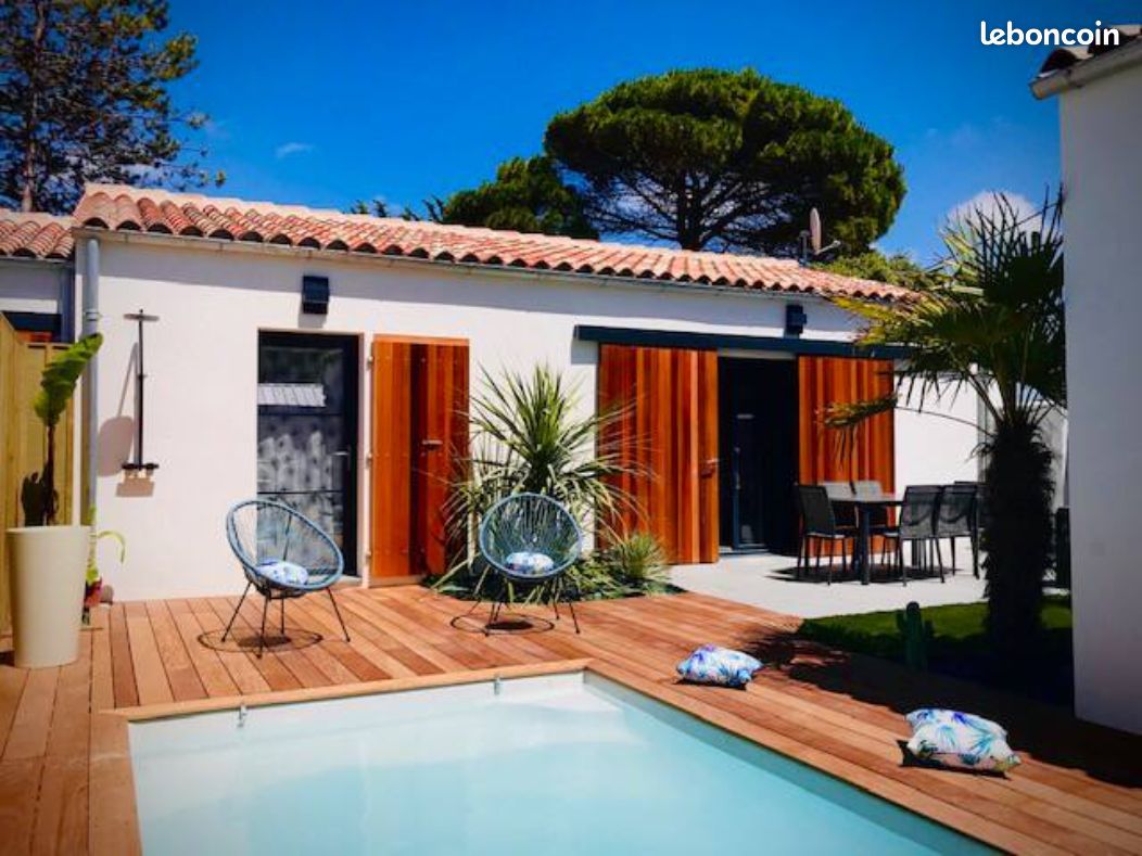 Proche plage, charmante petite villa avec piscine chauffée, animaux acceptés (image 7)