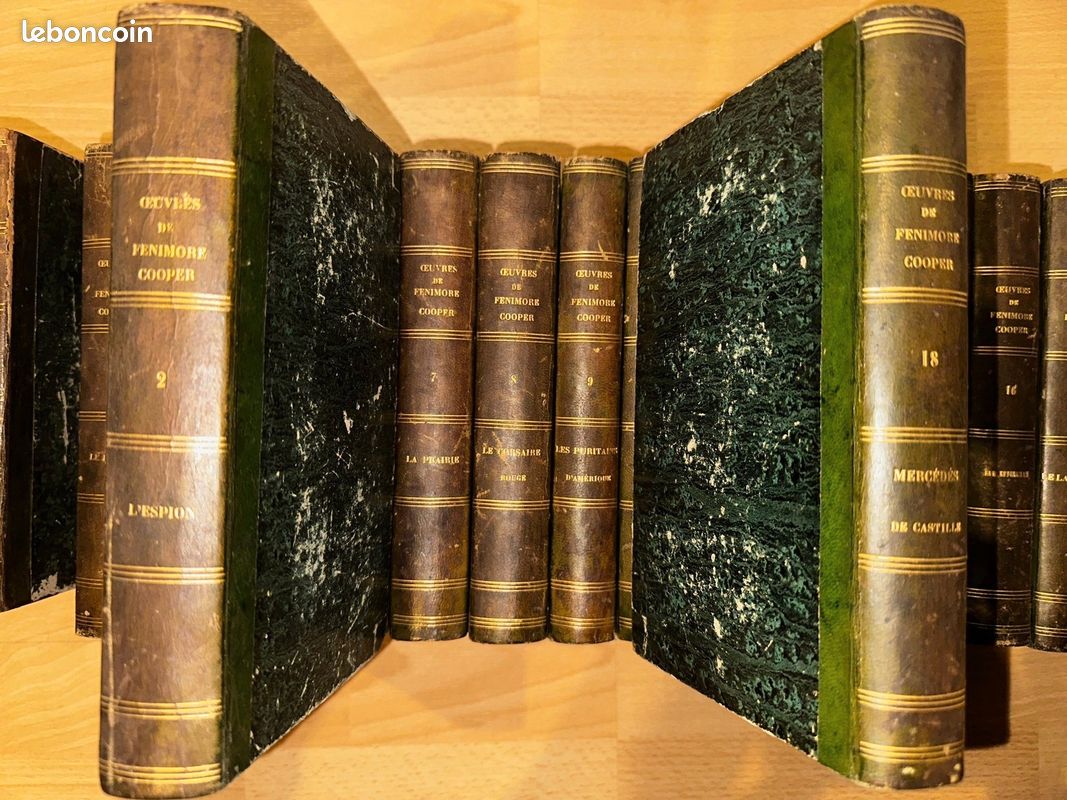 Oeuvre de Fenimore COOPER - 17 volumes édition originale 1830 à 1841 (image 2)