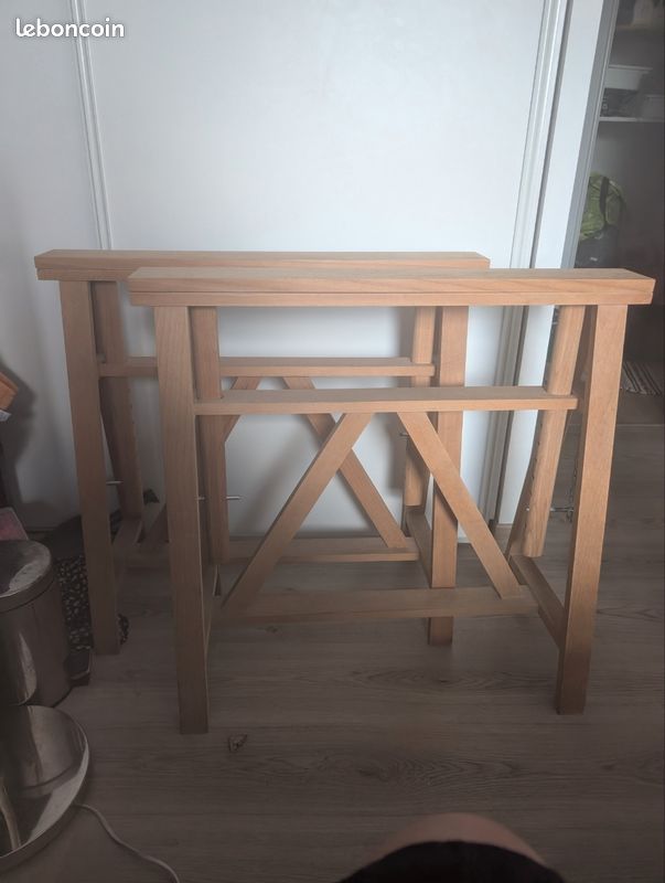 Tréteaux en bois (image 1)