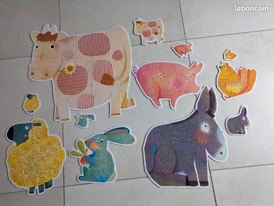 Lot de 2 puzzles géants (image 3)