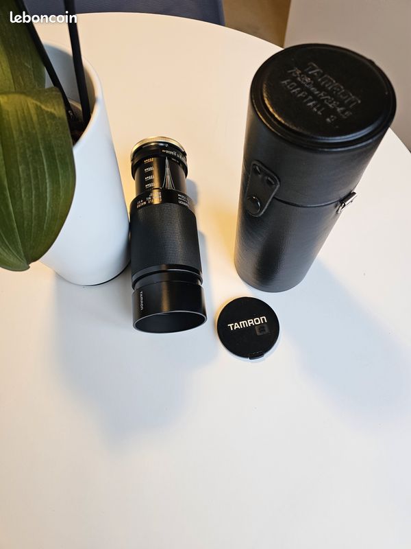 Lot Tamron Adaptall‑2 : SP 35‑80mm (01A) + 75‑250mm + adaptateur Canon FD – État impeccable - Photo, audio & vidéo