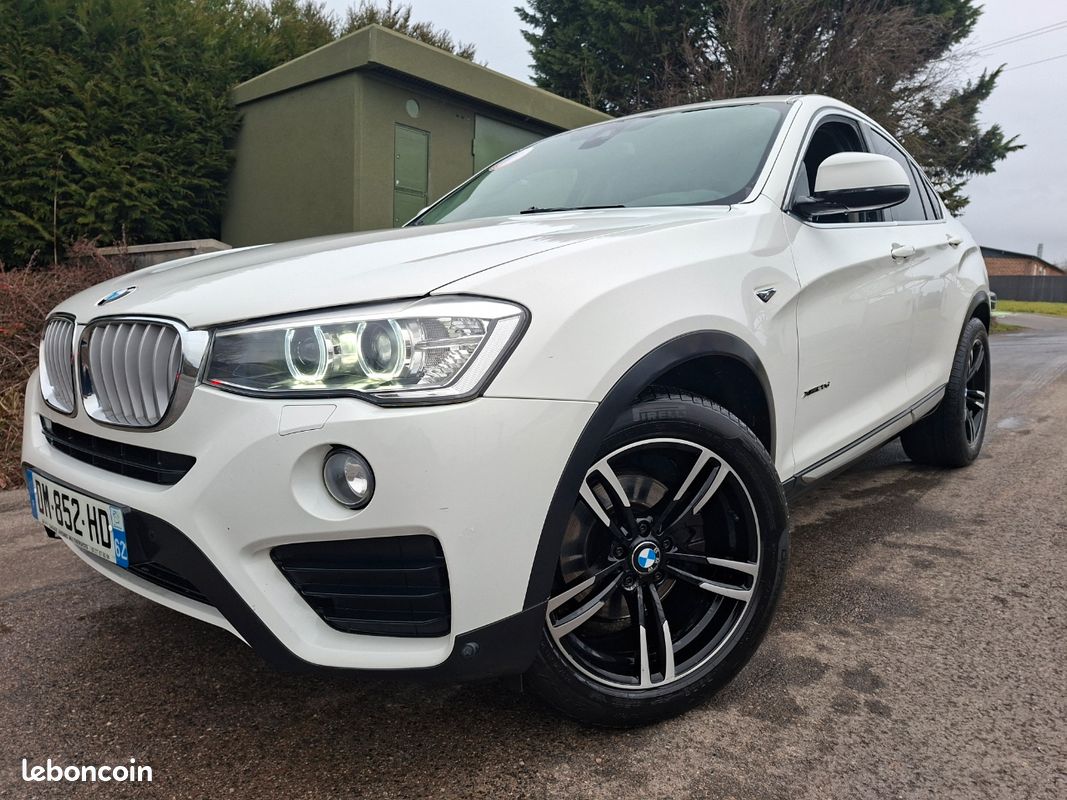 Superbe Bmw X4 20d 190cv Xdrive Xline bva Jantes Pack M*Cuir*gps*bluetooth*hayon elec*Révisée et garantie 12mois*Carnet complet (image 1)