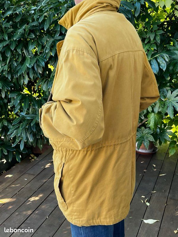Manteau homme moutarde (image 2)