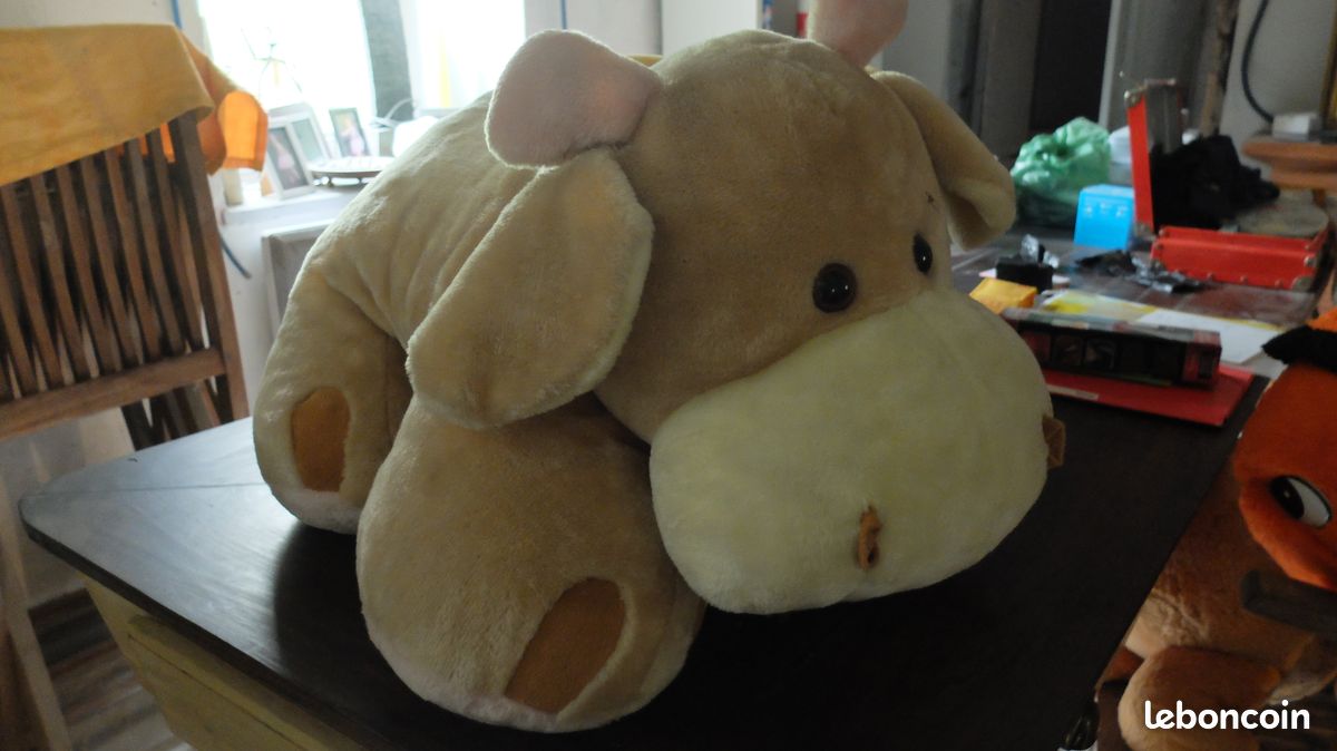 Grande peluche Hippopotame (image 1)