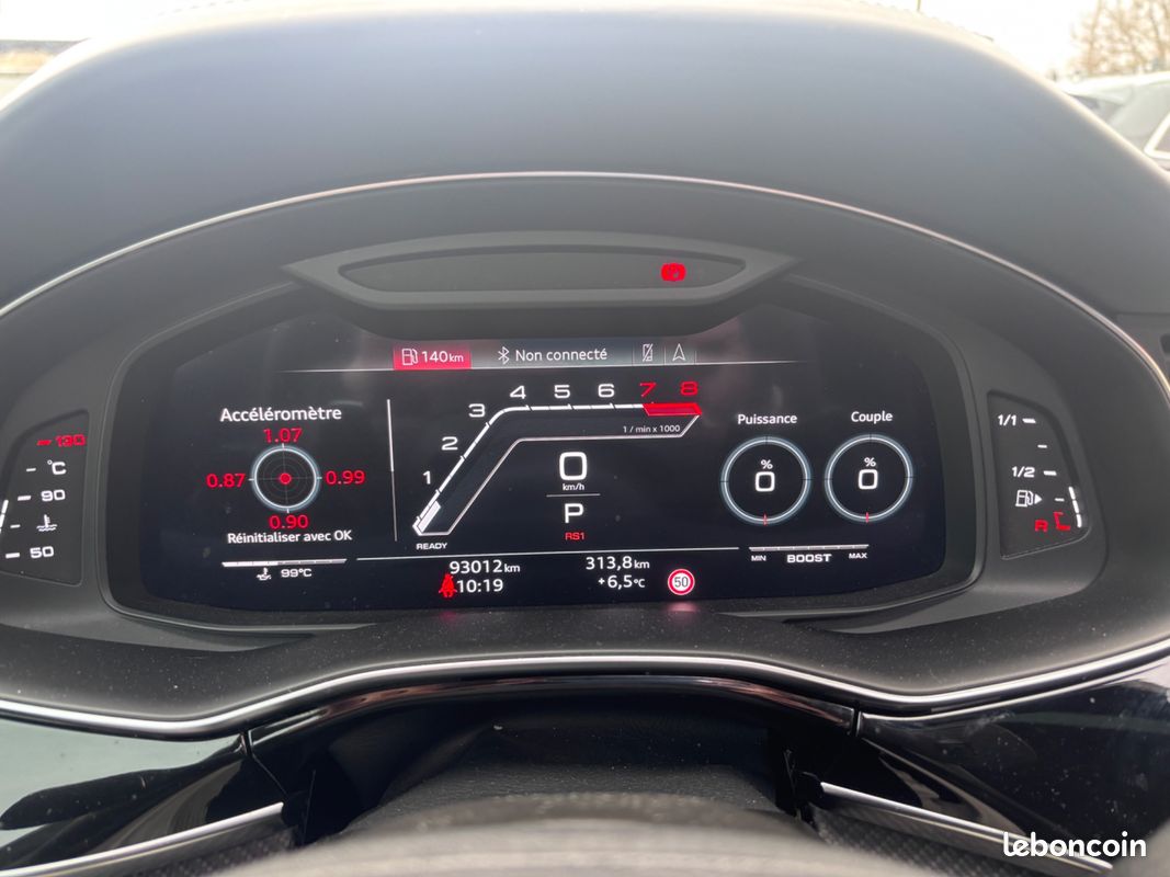 Audi rs q8 🇫🇷 4.0 tfsi 600 ch 🇫🇷 mhev quattro bang&olufsen / t*o / entretien audi (image 9)