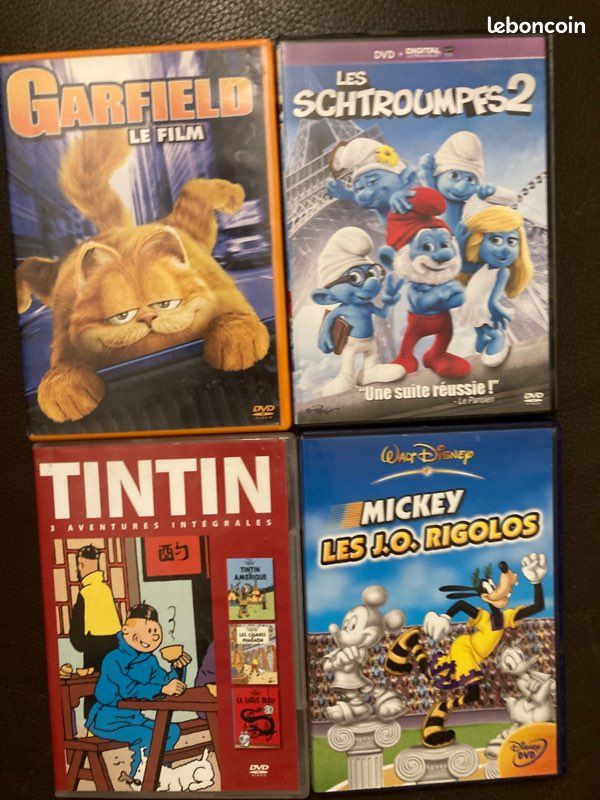 Lot de 4 DVD enfants (image 1)