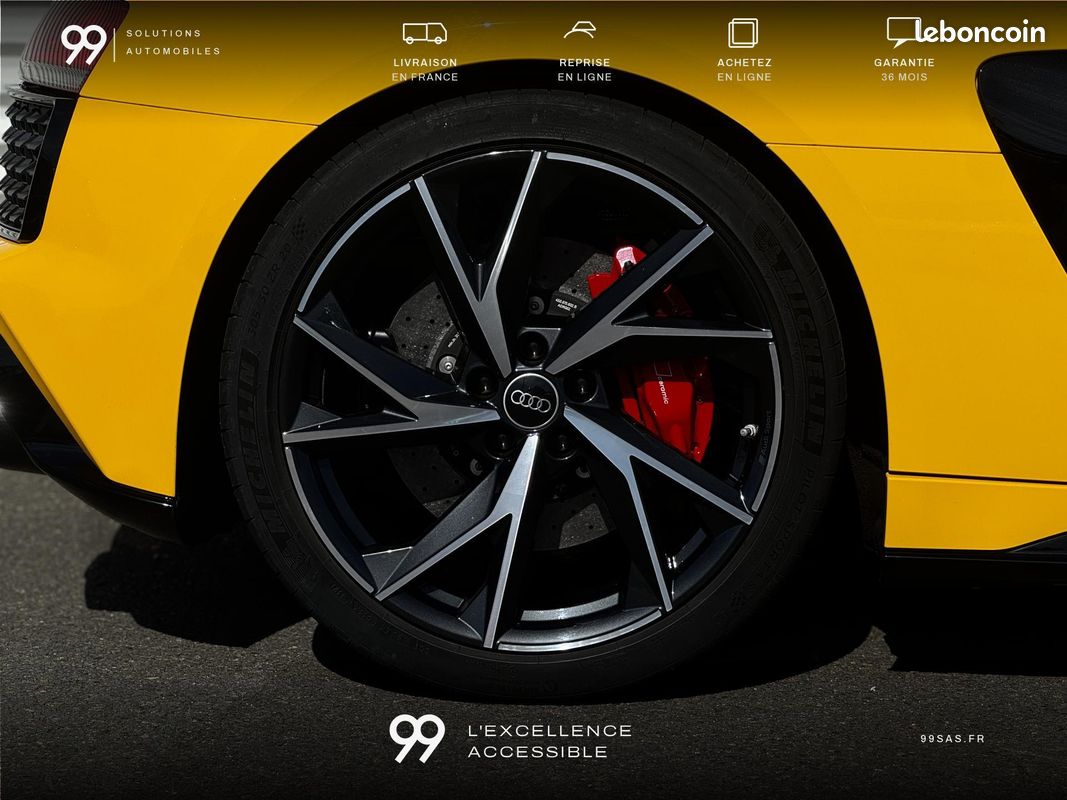 AUDI R8 Spyder V10 620ch Performance malus payé Miltek Carbon Full LOA 1521e/ MOIS LIVRAISON REPRISE (image 40)
