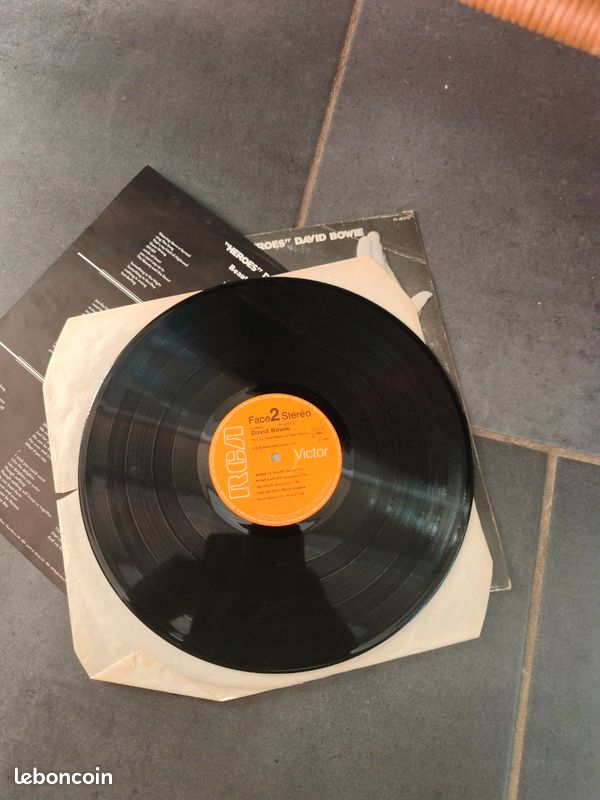 Vinyl 33 tours David Bowie Heroes (image 4)