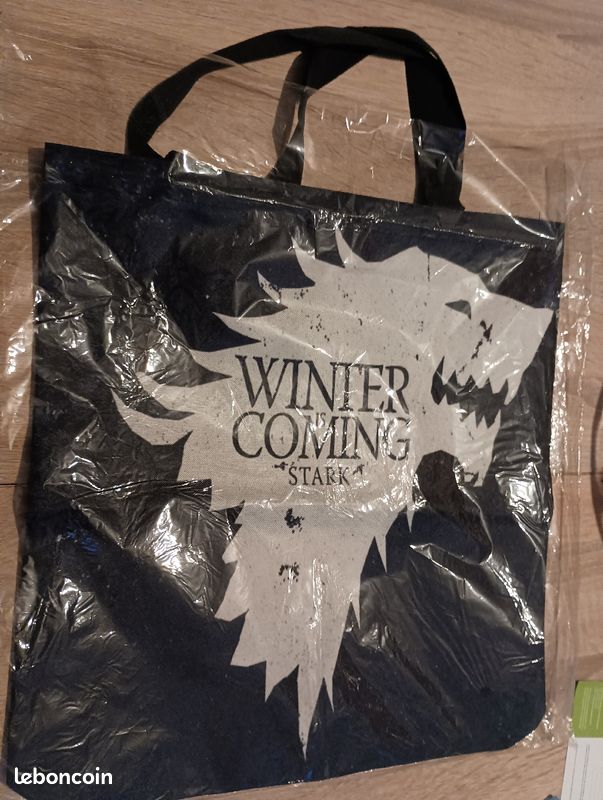 Sac game of thrones noir et blanc (image 1)