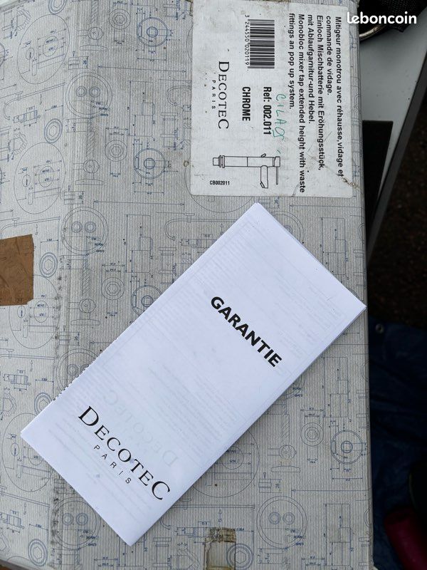 Mitigeur rehaussé DECOTEC cilaos (image 2)