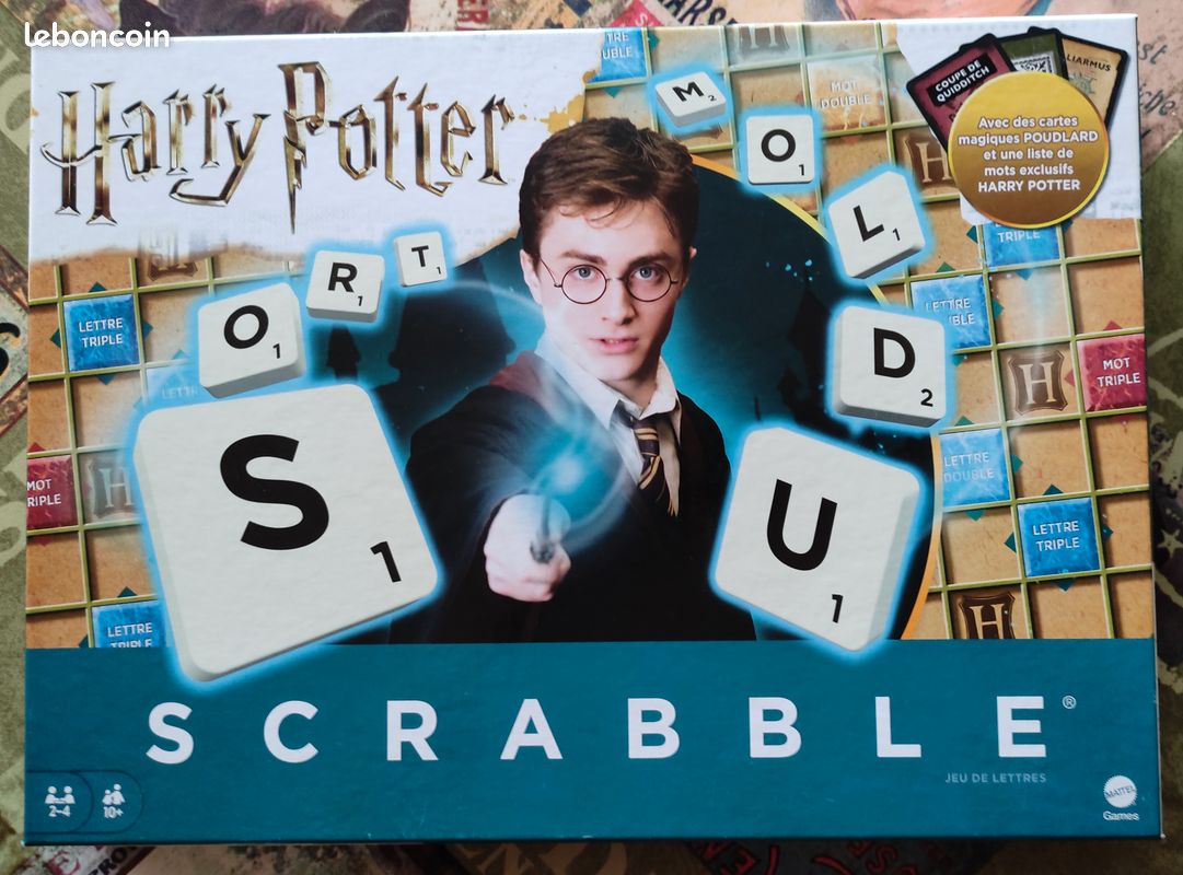 Mattel Games Scrabble Édition Harry Potter Jeu de société et de Lettres Version française (image 1)