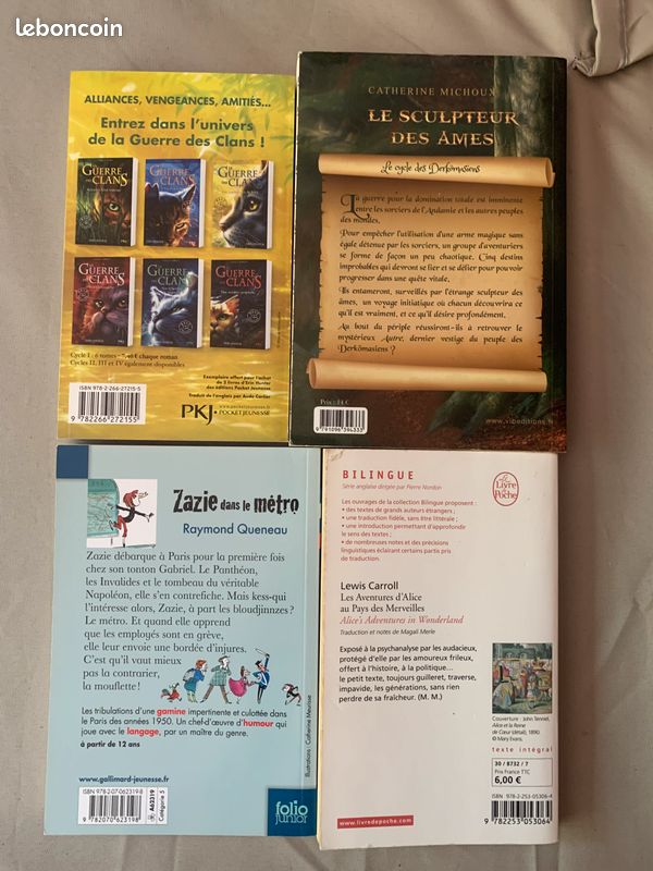 4 livres de poche jeunesse (image 2)
