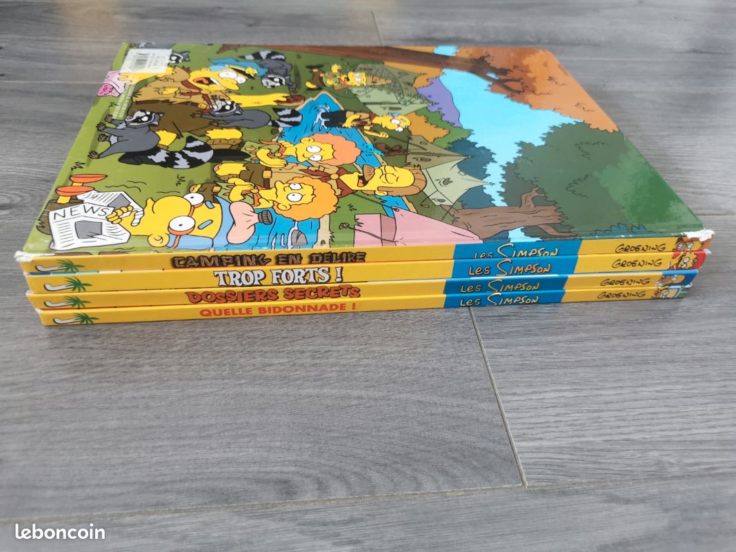 Lot de 4 Bd Les Simpson (image 3)