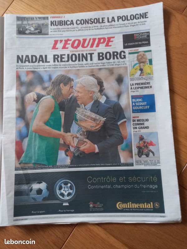 L'EQUIPE-09 JUIN 2025-ROLAND GARROS:Finale ALCARAZ-SINNER : 5H29 de légende - Livres