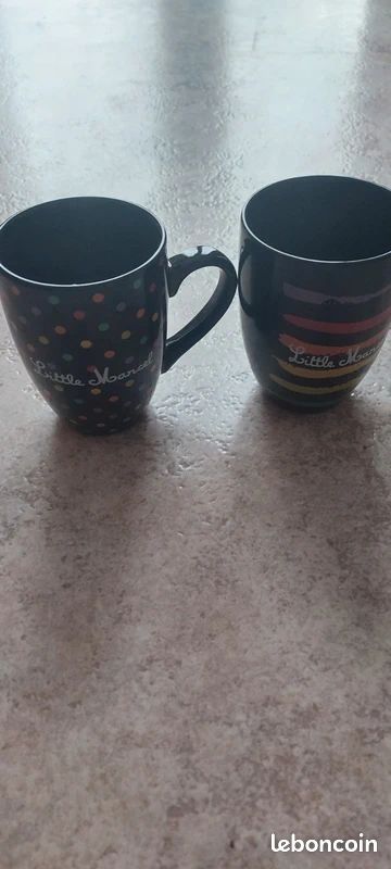 Lot de 2 tasses Little Marcel (image 3)