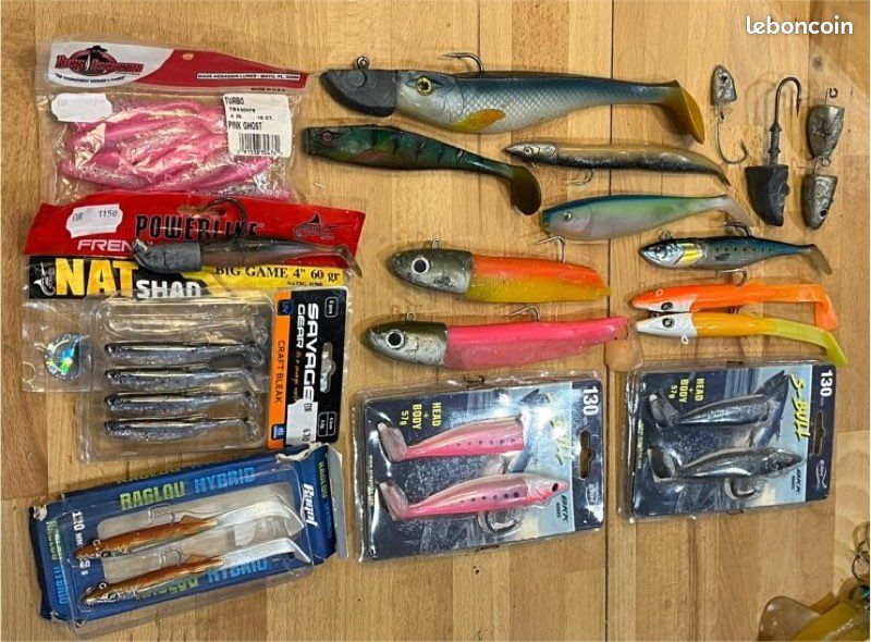 Lot leurres eau salée leurres miroir bombardier Heddon topwater