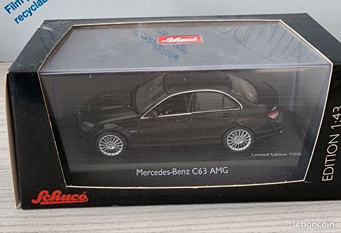 Modèle Réduit Mercedes Classe C Schuco 1/43 En Boîte - Couleur Grise - Occasion