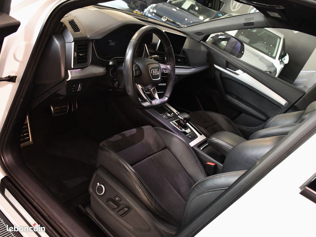 Audoi Q5 S-Line 40 TDI 190 Quattro GPS Virtual Bang Olufsen Caméra AV + AR + 360 Attelage ACC Hayon JA 20 Rotor (image 2)