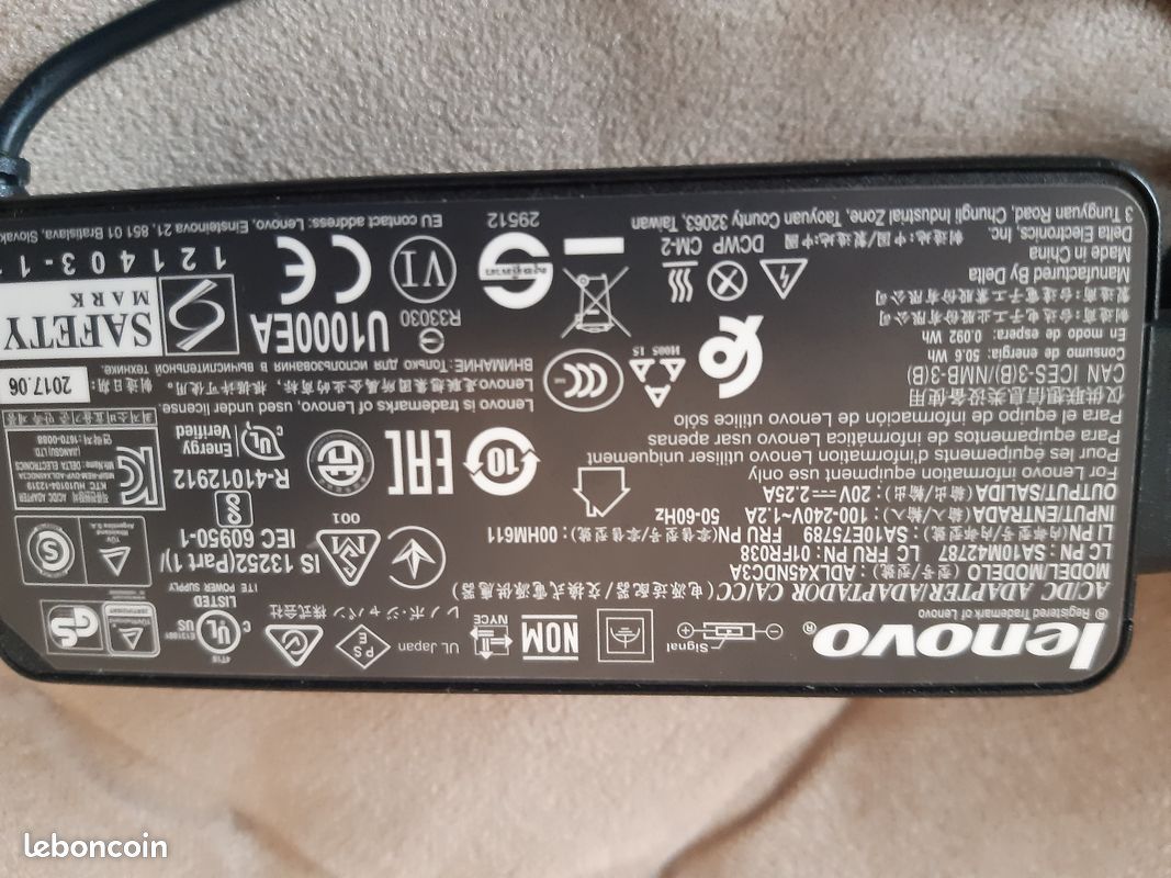 Chargeur PC Lenovo (image 2)