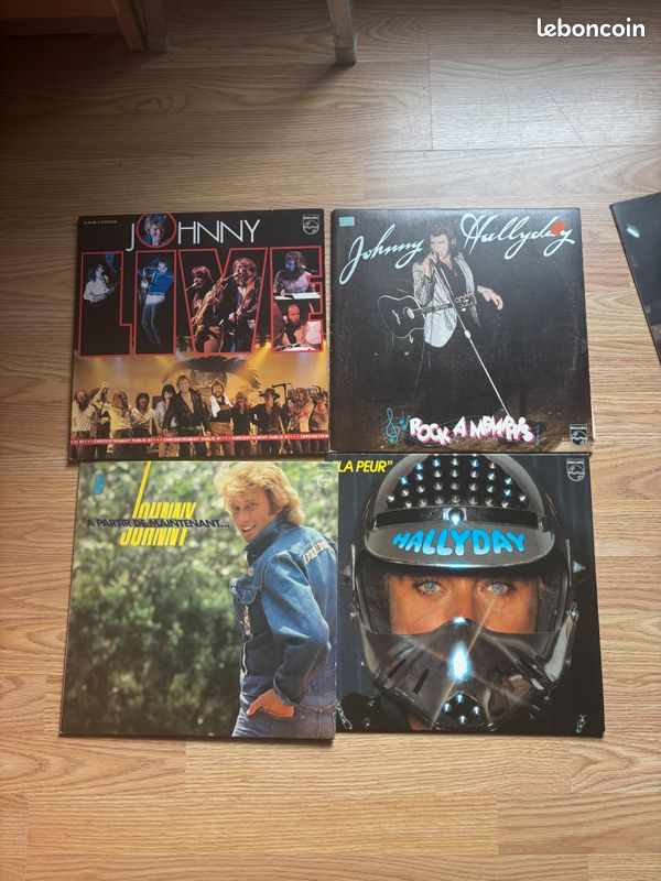 Lot de vinyles Johnny hallyday (image 2)