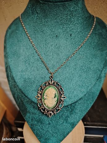 Collier camée style vintage • Mon Pendentif