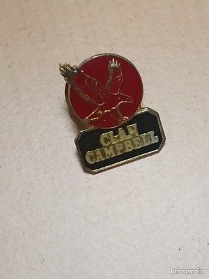 Pin's vintage Clan Campbell ancien badge collection rétro écusson whisky collect (image 1)