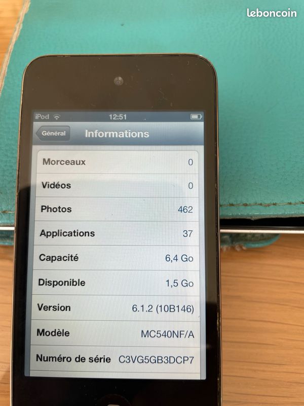 IPod Touch A1367 8Go (image 5)