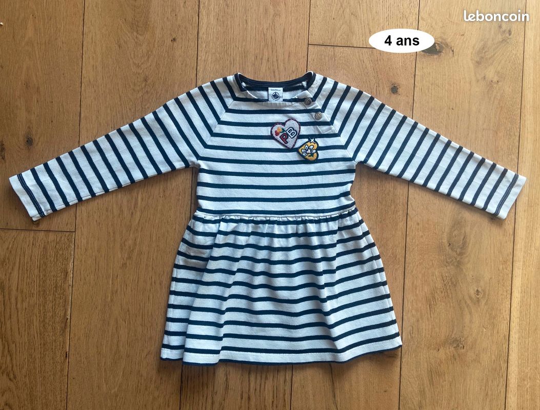 Robe marinière Petit Bateau en ans Vêtements