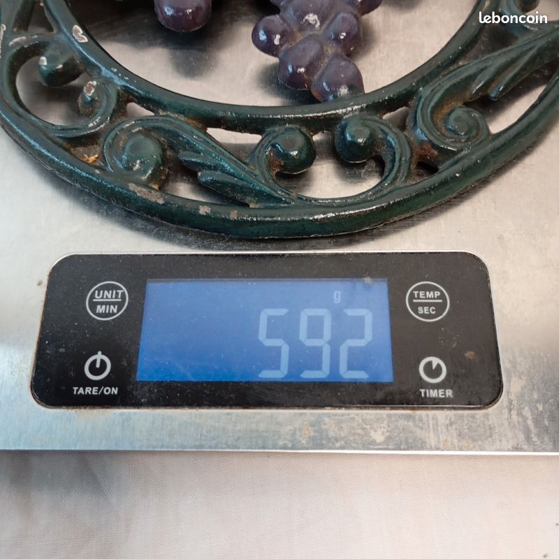 Dessous de plat de grappe de raisin - France