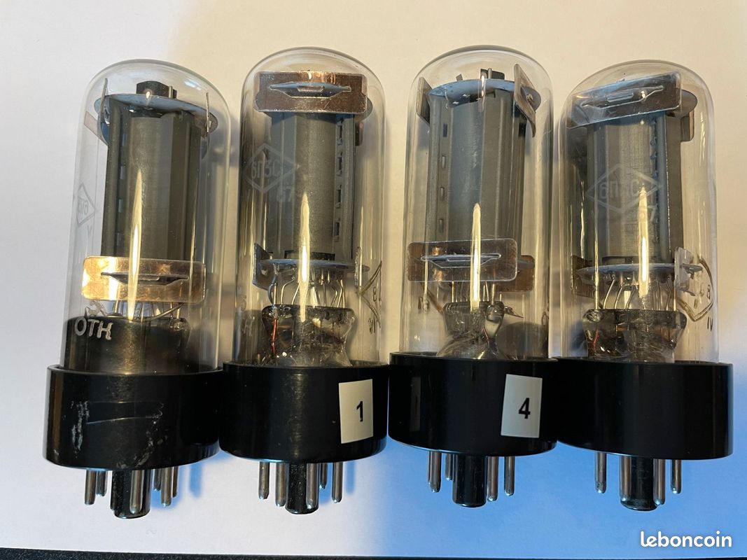 Tubes ampli 6P6S russes de 1967 (équivalent à 6V6) (image 1)