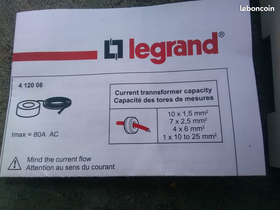 Legrand 412033 Écocompteur Modulaire Connecté Drivia with Netatmo