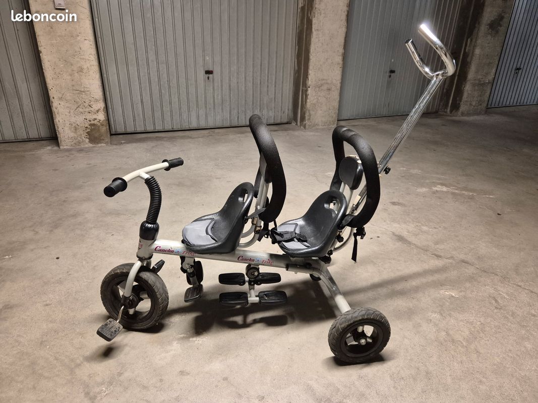 Tricycle double jumeaux Vélos