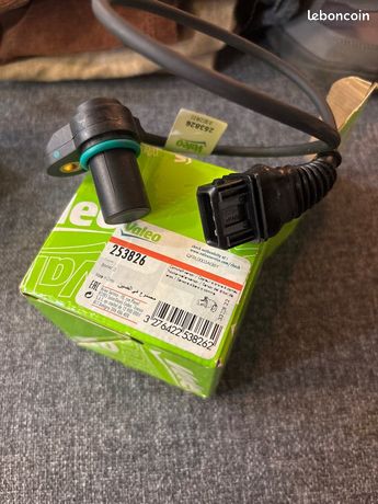 Capteur Position D'arbre à Cames VALEO 253839 - 2 Broches, Prise OVAL, Sonde 33 Mm, Compatible Mazda, Ford, Volvo
