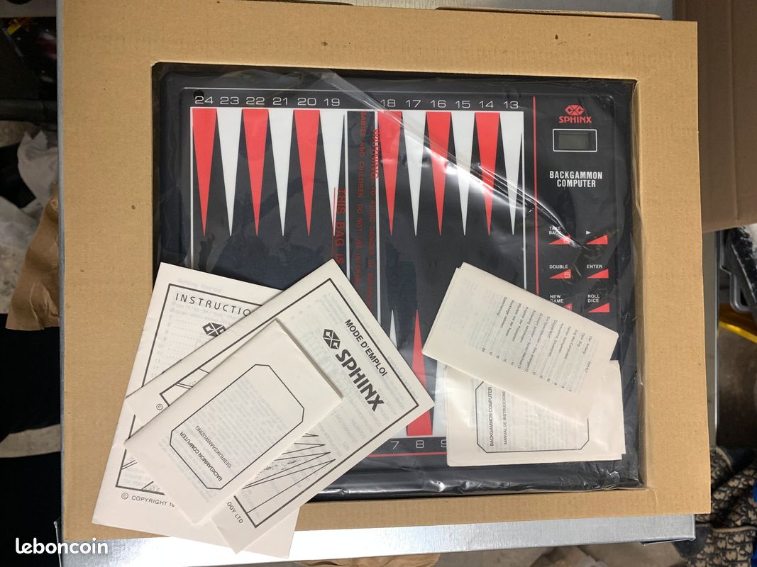 Jeu société backgammon sphinx neuf (image 2)