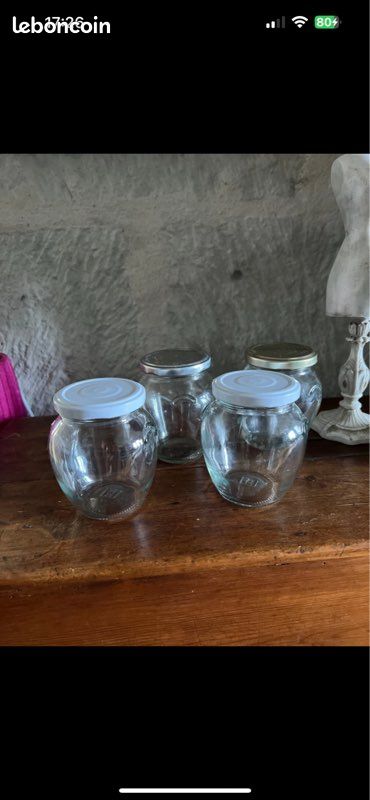 Lot de 4 pots forme amphore (image 1)