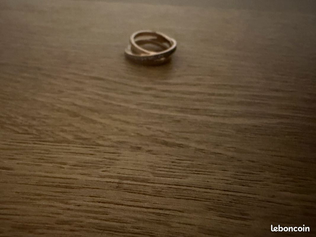 Bague Pandora triple anneau entrelacé – Argent 925 plaqué or rose – Taille X (image 4)