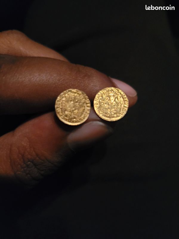 Vends boucle d'oreille vrai or (image 1)