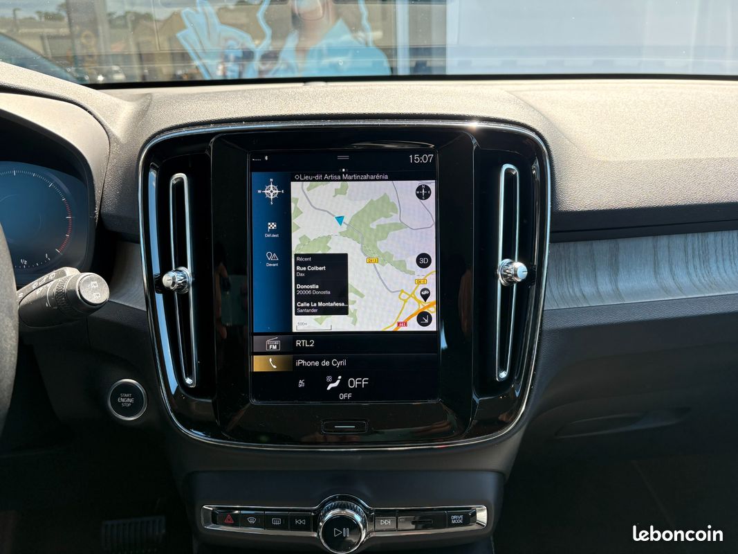 VOLVO XC40 D3 ADBLUE 150CH INSCRIPTION GEARTRONIc 8 (image 9)