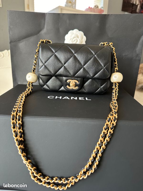 Bandoulière Chanel Sac Chanel France Sac Chanel Noir à Rabat Neuf
