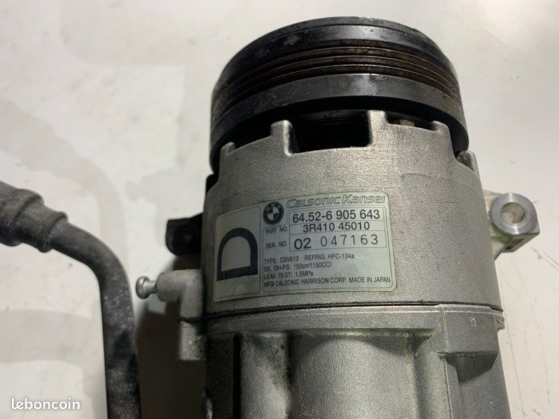 Compresseur De Climatisation Pour BMW E46 - Réf. OE 6905643 - Occasion Fonctionnel, Garantie 3 Mois