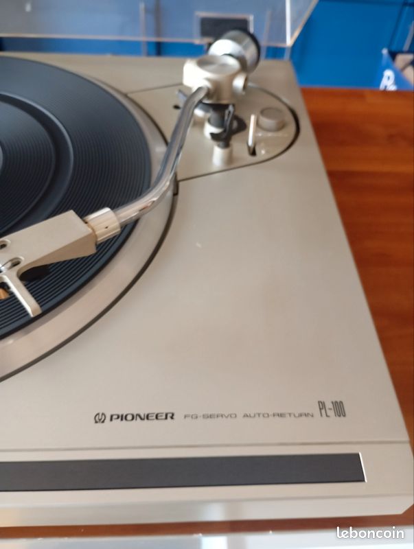 Platine Vinyle Pioneer PL-100 – Occasion – Très Bon état (sauf Capot)