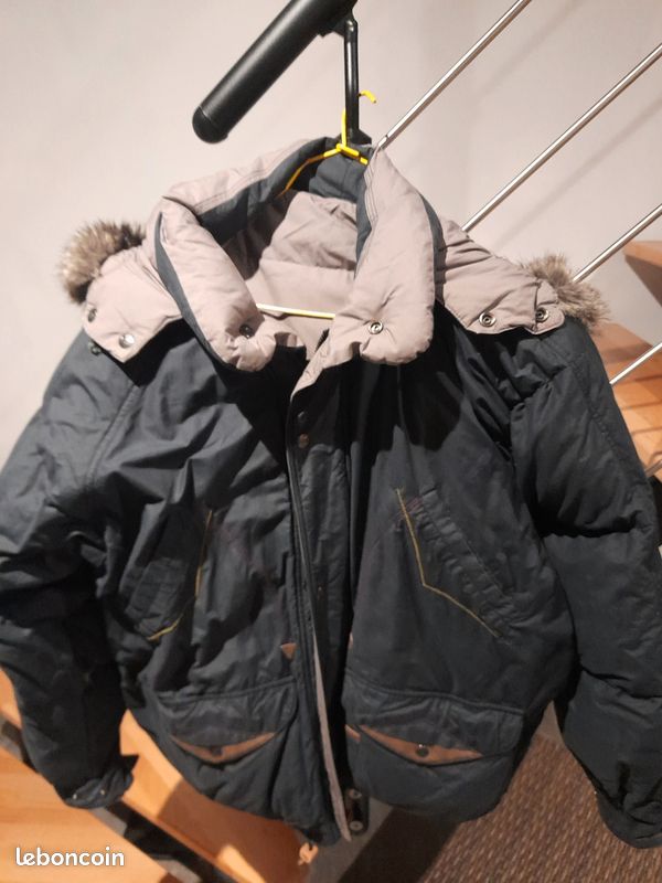 Parka homme en plume réversible taille 50 (image 2)